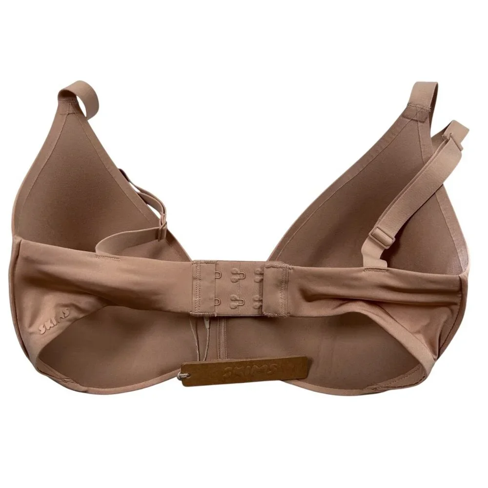 SKIMS 32DDD Wireless Form Push Up Bra Clay T-Shirt Minimalist Comfort - Picture 3 of 7